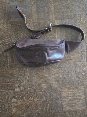 Vintage Roots Genuine Leather Brown Belt Bag
